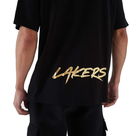 Neu Era NBA Los Angeles Lakers Metallic Tee "Black-Gold"