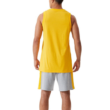 Neu Era NBA Los Angeles Lakers Side Panel Shorts "Grey-Yellow"