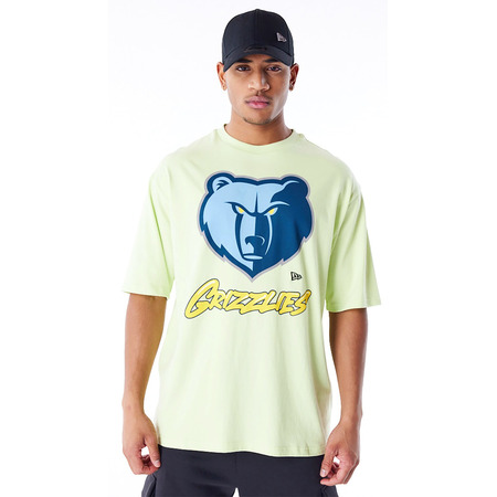 Neu Era NBA Memphis Grizzlies Wordmark Pastel Green Oversized T-Shirt