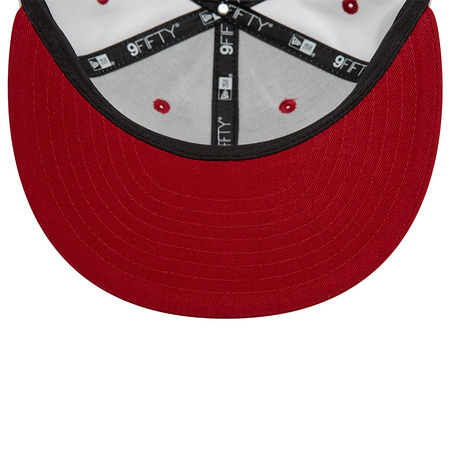 Neu Era NBA Miami Heat Crown Weiß 9FIFTY Snapback Cap