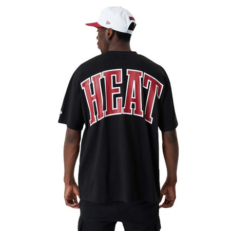 Neu Era NBA Miami Heat Infill Logo übergroßen Tee