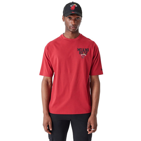 Neu Era NBA Miami HeatScript überdimensionales T-Shirt