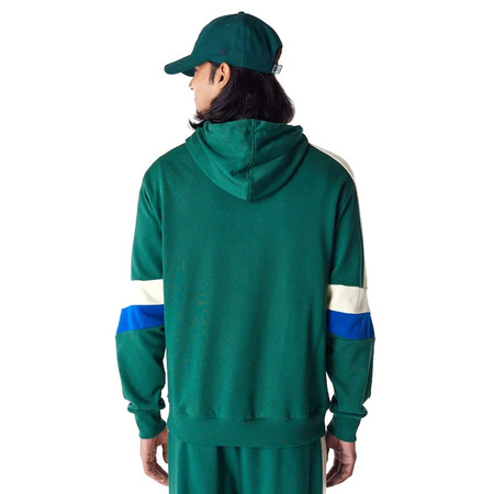 Neu Era NBA Milwaukee Bucks Farbe Block Pullover Hoodie "Dark Green "