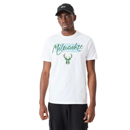 Neu Era NBA Milwaukee Bucks Script Tee