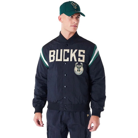 Neu Era NBA Milwaukee Bucks Bomber Jacket Panel