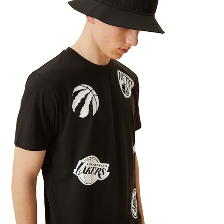 Neu Era NBA Multi Team Logo T-Shirt "Black "