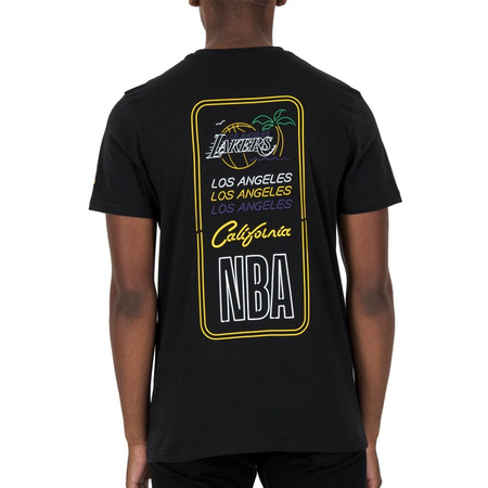 Neu Era NBA Neon Lights Los Angeles Lakers Tee