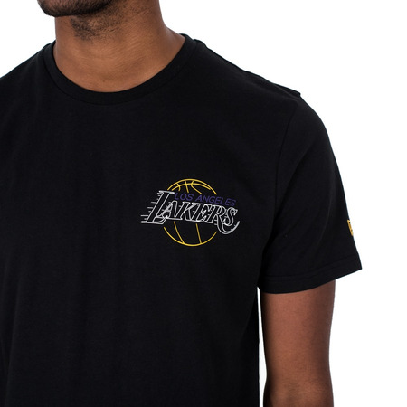 Neu Era NBA Neon Lights Los Angeles Lakers Tee