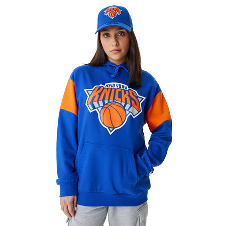 New Era NBA New York Knicks Farbe Block überdimensional Hoodie