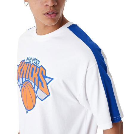 New Era NBA New York Knicks Farbe Block überdimensionales T-Shirt