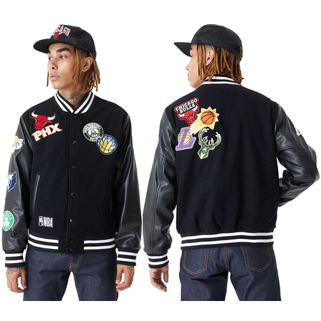 Neu Era NBA Team All Over Badge Varsity Jacke