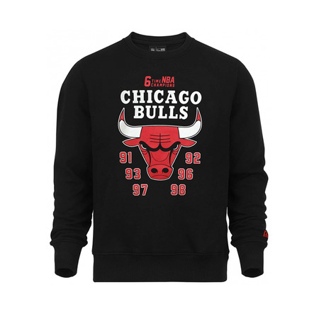 Neuer Era NBA Team Champion Chicago Bulls Crewneck