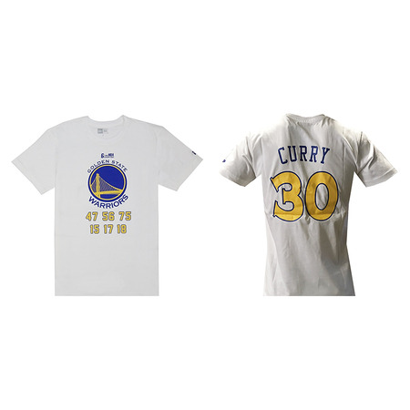 New Era NBA Team Champion Golden State Warriors Tee # 30 Curry #