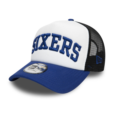 Neu Era NBA Team Trucker A-Frame Philadelphia 76ERS Farbe Block