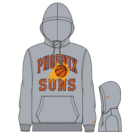 Neu Era NBA23 Phoenix Sonnen auf Pullover Hoodie