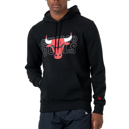 New Era Overlap Chicago Bulls Hoody