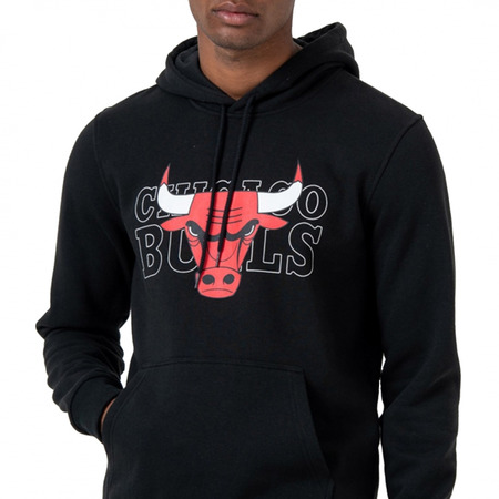 New Era Overlap Chicago Bulls Hoody