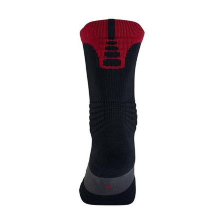 Nike Calcetines Elite Versatility Crew (010/schwarz/Universität rot/schwarz)