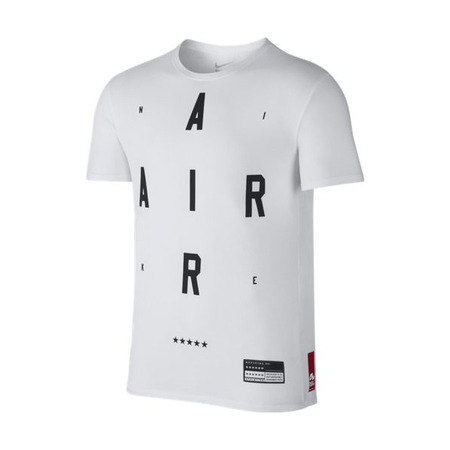 Nike Camiseta Air Brand Mark 2 (100/weiß/schwarz)