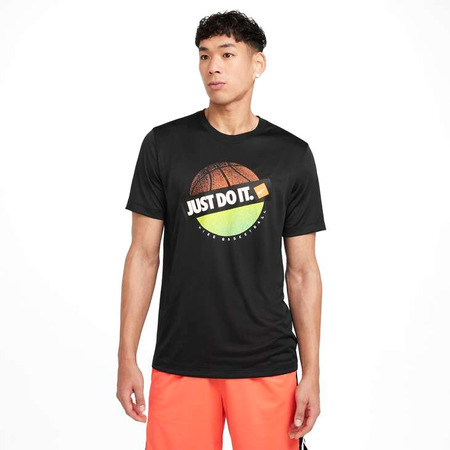 Nike Camiseta Dri Fit Basket einfach machen "Schwarz"