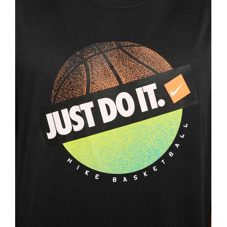 Nike Camiseta Dri Fit Basket einfach machen "Schwarz"