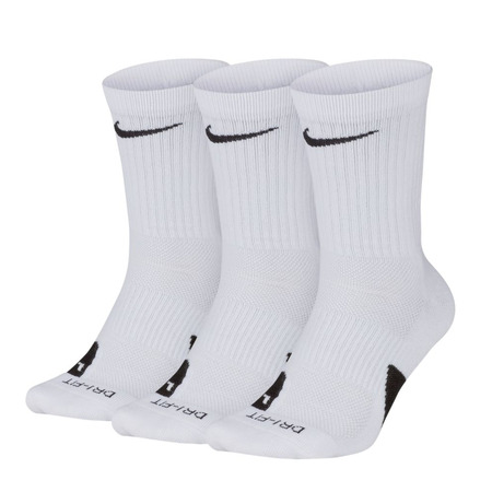 Nike Elite Crew Basketball Socken "White Pack 3"