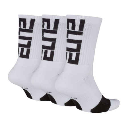 Nike Elite Crew Basketball Socken "White Pack 3"