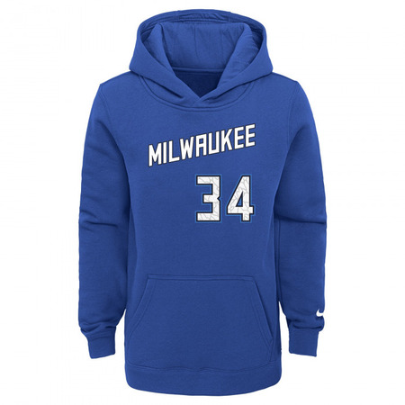 Nike Kids NBA Milwaukee Antetokounmpo 34 City Hoodie