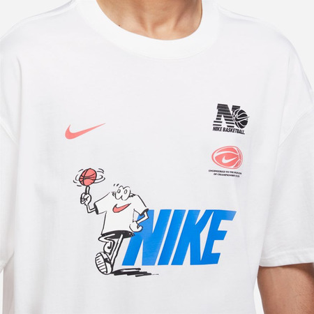 Nike Herren Basketball T-Shirt "White"