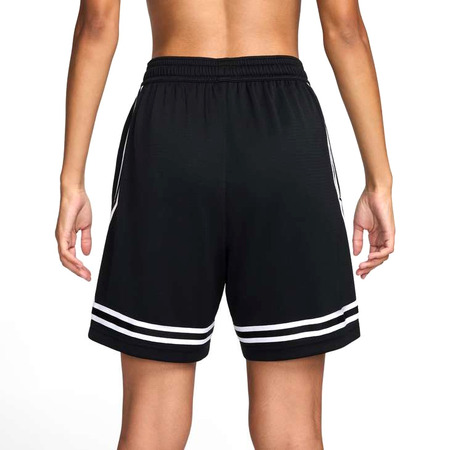 Nike Short Crossover Dri Fit 18 cm Frau "Black/White"