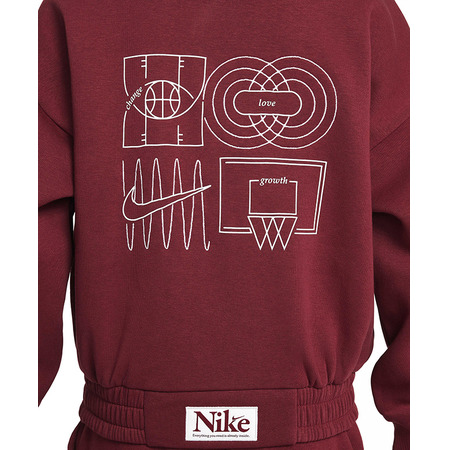 Nike Sudadera Niñ@ Kultur des Basketballs "Team Red"