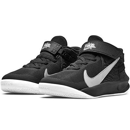 Nike Team Hustle D 10 FlyEase (GS) "Black"