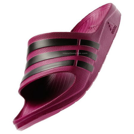 Chanclas Adidas Duramo Slide (burde/black)