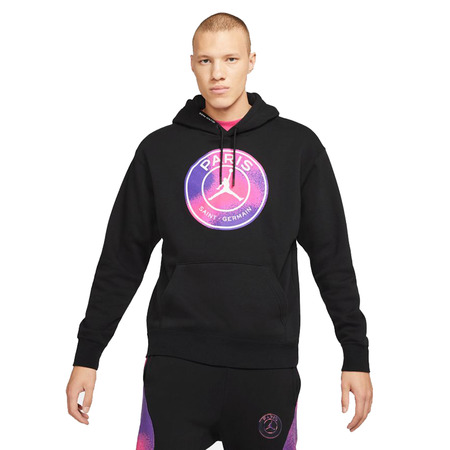 Paris Saint-Germain Fleece Pullover Hoodie "Black"