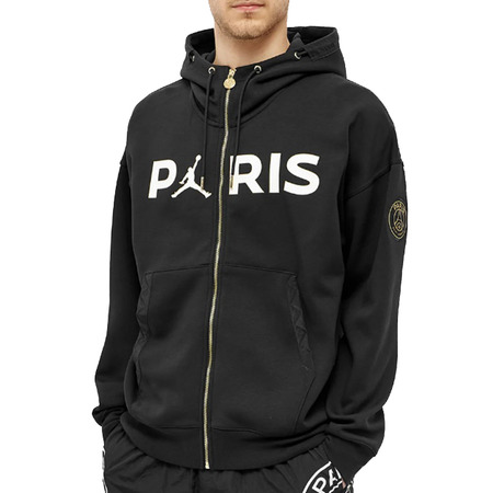 Paris Saint-Germain Full-Zip Reise Fleece "Schwarz"