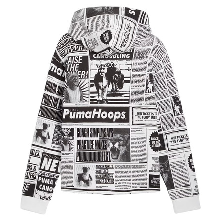 Puma Basketball Medien Tag Hoodie "Black-White"