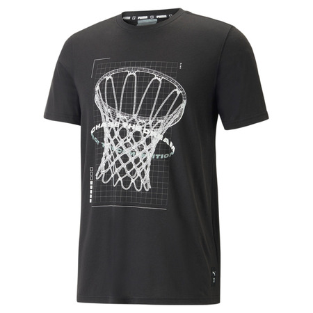 Puma Basketball Perimeter Tee "Schwarz"