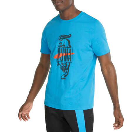 Puma Basketball Qualifier SS Tee "Blau"