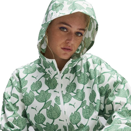 Puma BLOSSOM AOP Windbreaker "Archive Green"