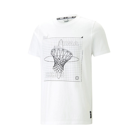 Puma Basketball klar Out Tee "Weiß"