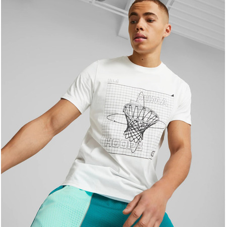 Puma Basketball klar Out Tee "Weiß"