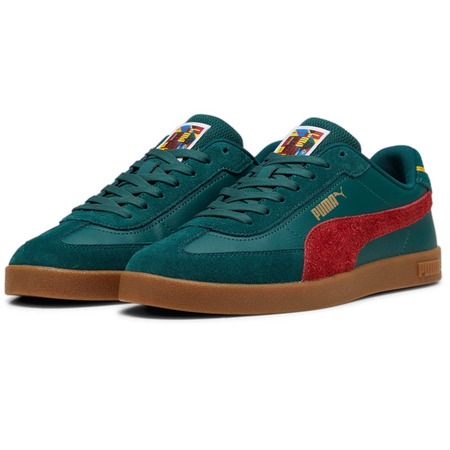 Puma Club II Jahr des Sports "Dark Myrtle-Intense Red-Gum"