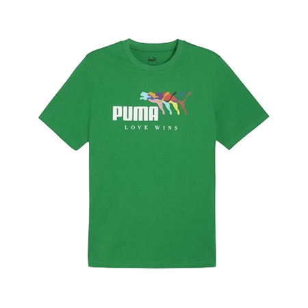 Puma ESS+ LOVE WINS Tee "Green"