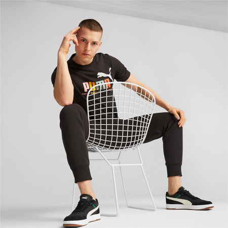 Puma ESS+ Mehrfarbiger Tee "Schwarz"