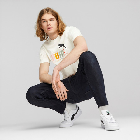 Puma ESS+ Mehrfarbiger Tee "Warm White"