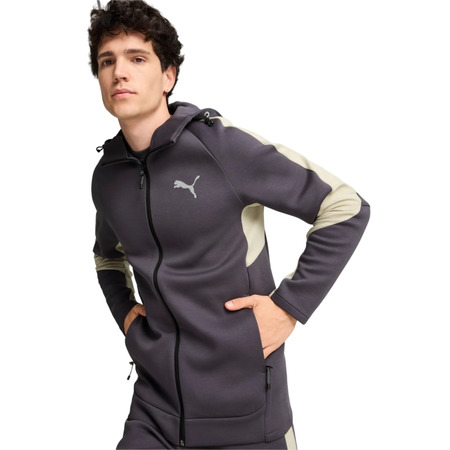 Puma EVOSTRIPE Full-Zip Hoodie DK "Galactic Gray"