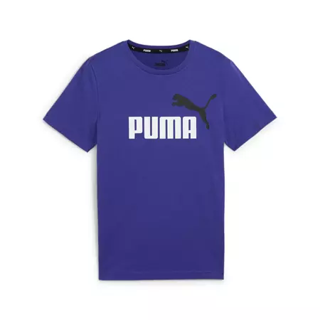 Puma Kinder ESS+ 2 Col Logo Tee B "Lapis Lazuli"