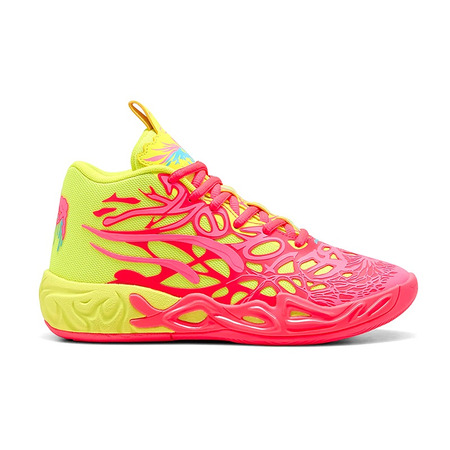 LaMelo Ball MB.04 1Love Junior "Pink Alert-Yellow"