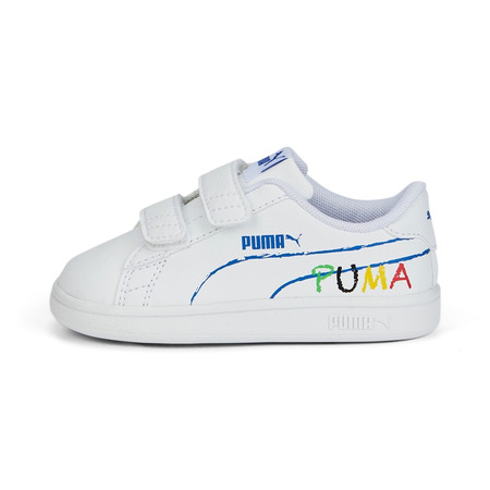 Puma Smash v2 Home School V Inf "Chalk White"