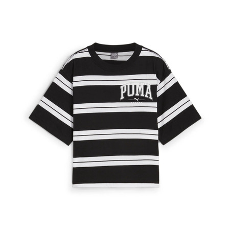 PUMA SQUAD Striped Tee "Schwarz"